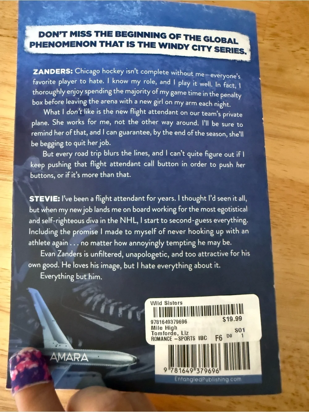 Mile High by Liz Tomforde - 1st in this series.  Purchased new.